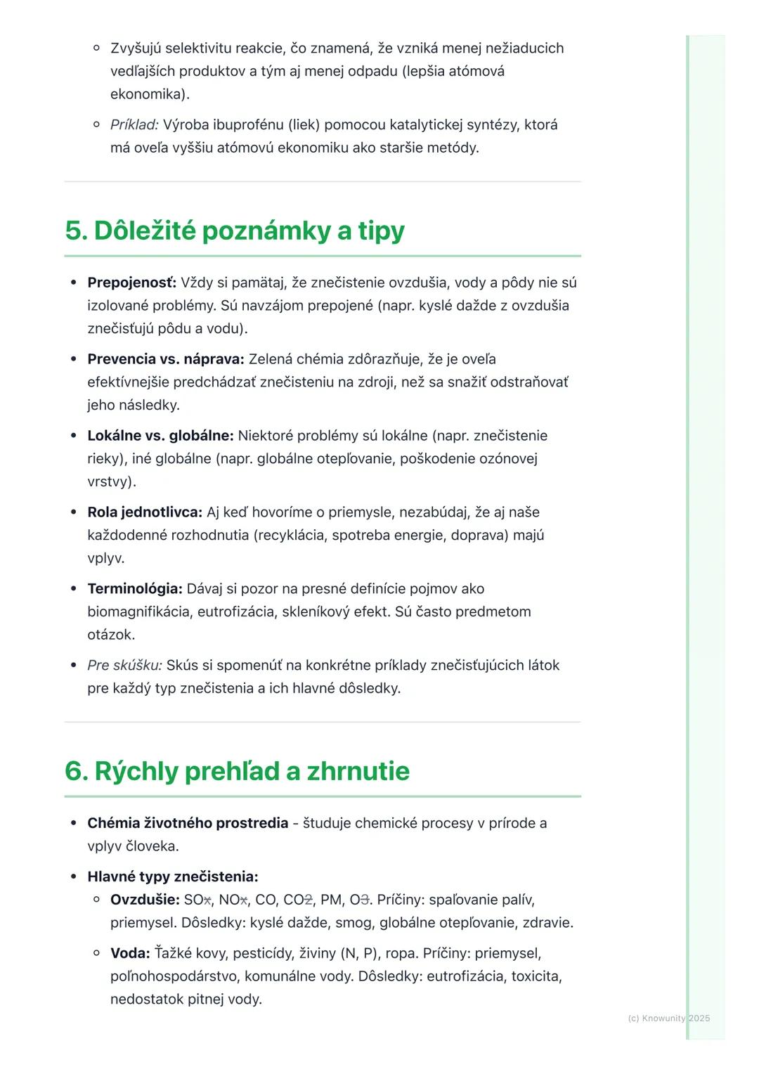 # Chémia životného prostredia

1. Prehľad a úvod

Chémia životného prostredia je fascinujúca oblasť, ktorá skúma chemické
procesy prebiehajú