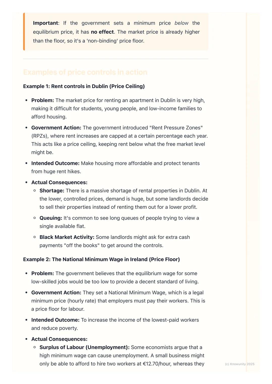 # Price Controls

Introduction to price controls

Price controls are when the government sets a price for a good or service,
instead of lett
