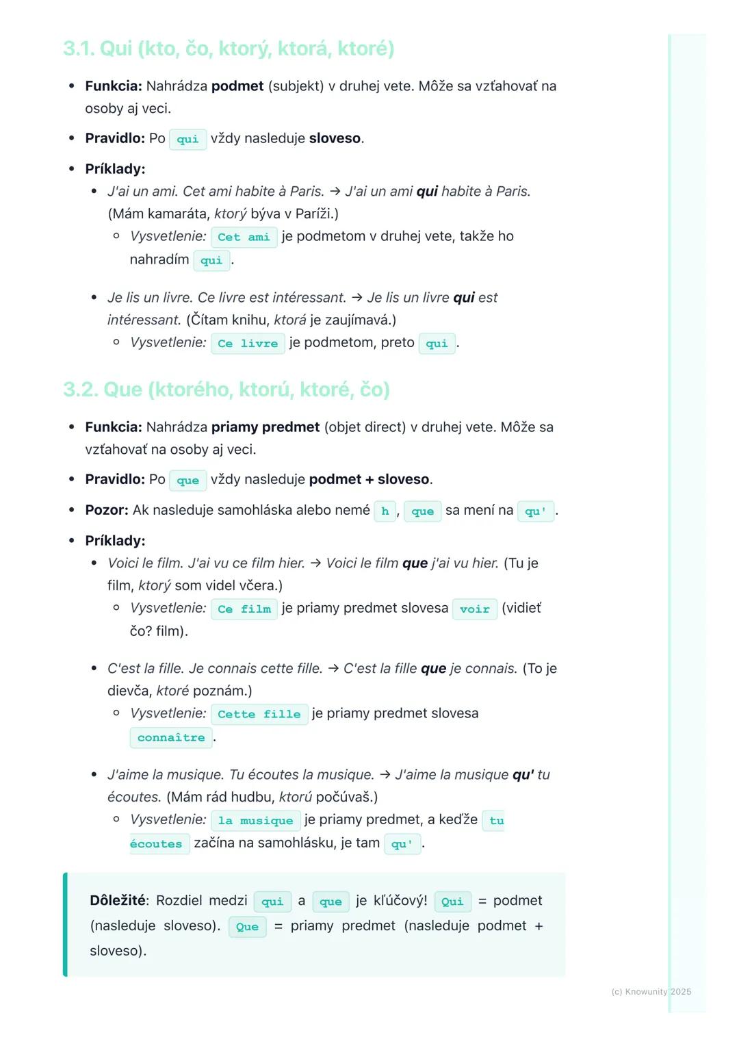 # Vzťažné zámená (Pronoms
relatifs)

1. Úvod do vzťažných zámen

Dnes si zopakujeme a prehĺbime vzťažné zámená vo francúzštine. Je to dosť
d