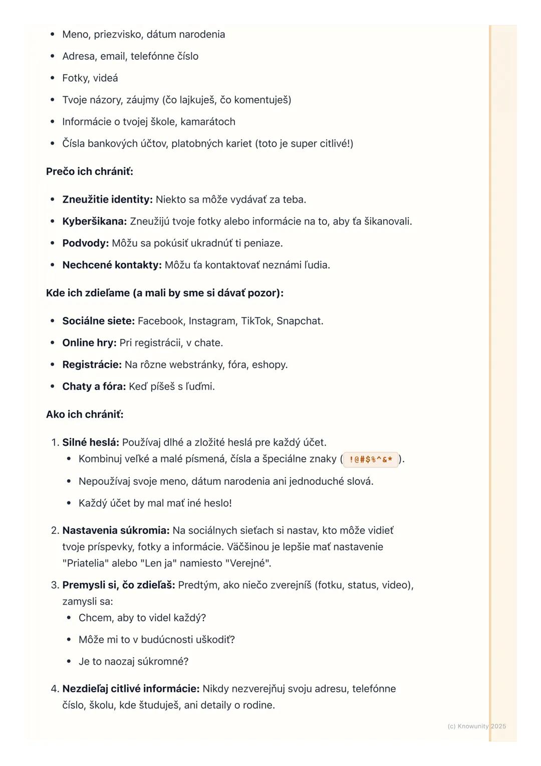 # Kybernetická bezpečnosť a
ochrana súkromia

1. Prehľad kybernetickej bezpečnosti a
súkromia

Kybernetická bezpečnosť je vlastne taká ochra