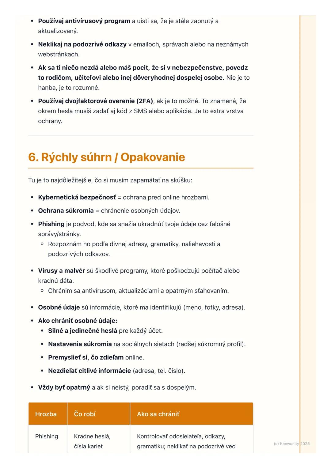 # Kybernetická bezpečnosť a
ochrana súkromia

1. Prehľad kybernetickej bezpečnosti a
súkromia

Kybernetická bezpečnosť je vlastne taká ochra