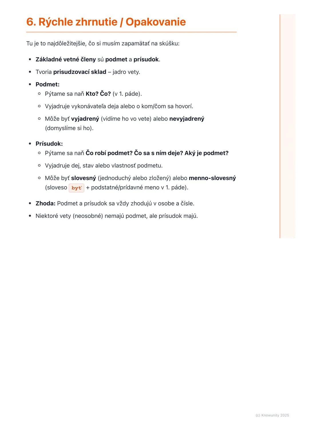 # Základné vetné členy

1. Úvod do základných vetných členov

Takže, na skúšku si musím zopakovať základné vetné členy. To sú tie
najdôležit