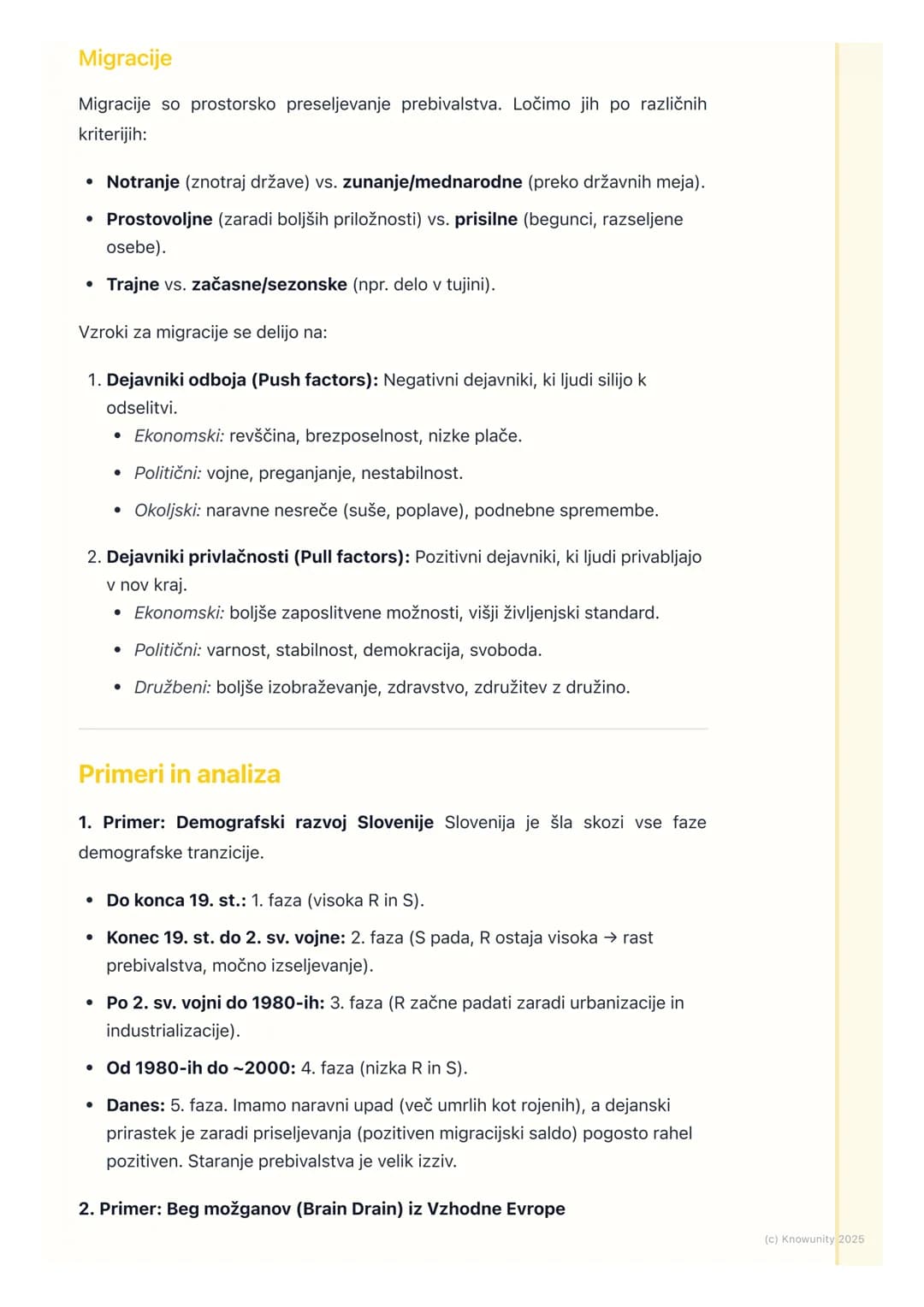 # Prebivalstvo in demografski
procesi

Uvod v demografske procese

Demografija je veda, ki preučuje prebivalstvo, predvsem njegovo velikost,