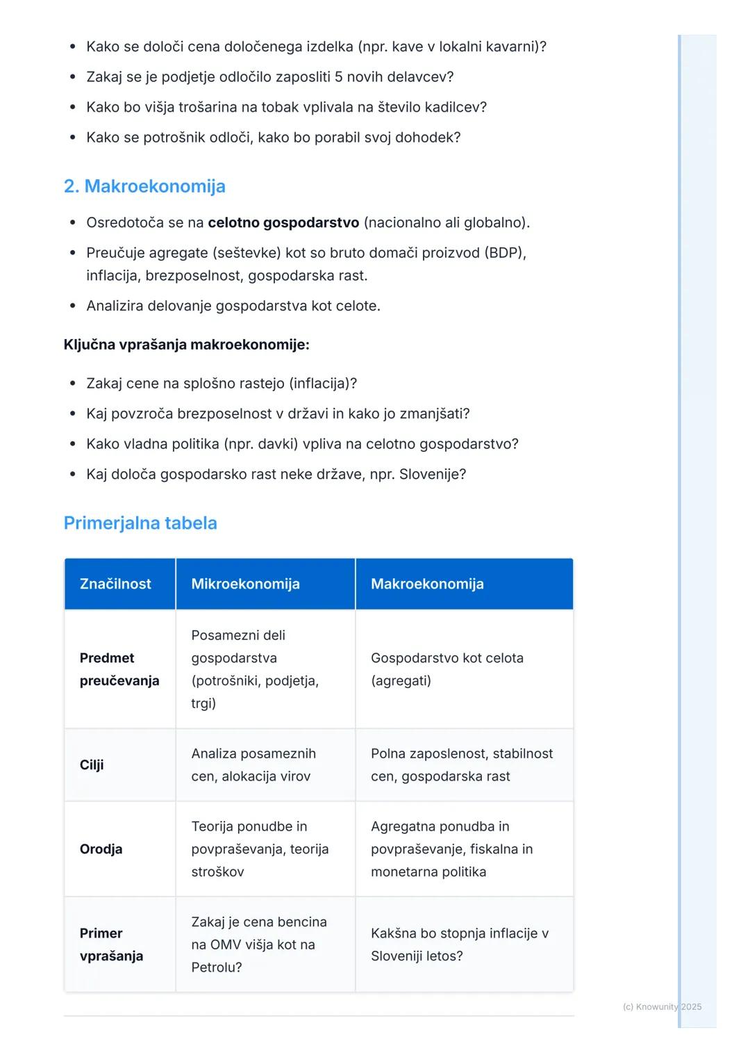 # Kaj je ekonomija?

## Osnovna opredelitev ekonomije

Ekonomija je družbena veda, ki preučuje, kako posamezniki, podjetja, vlade
in družbe 