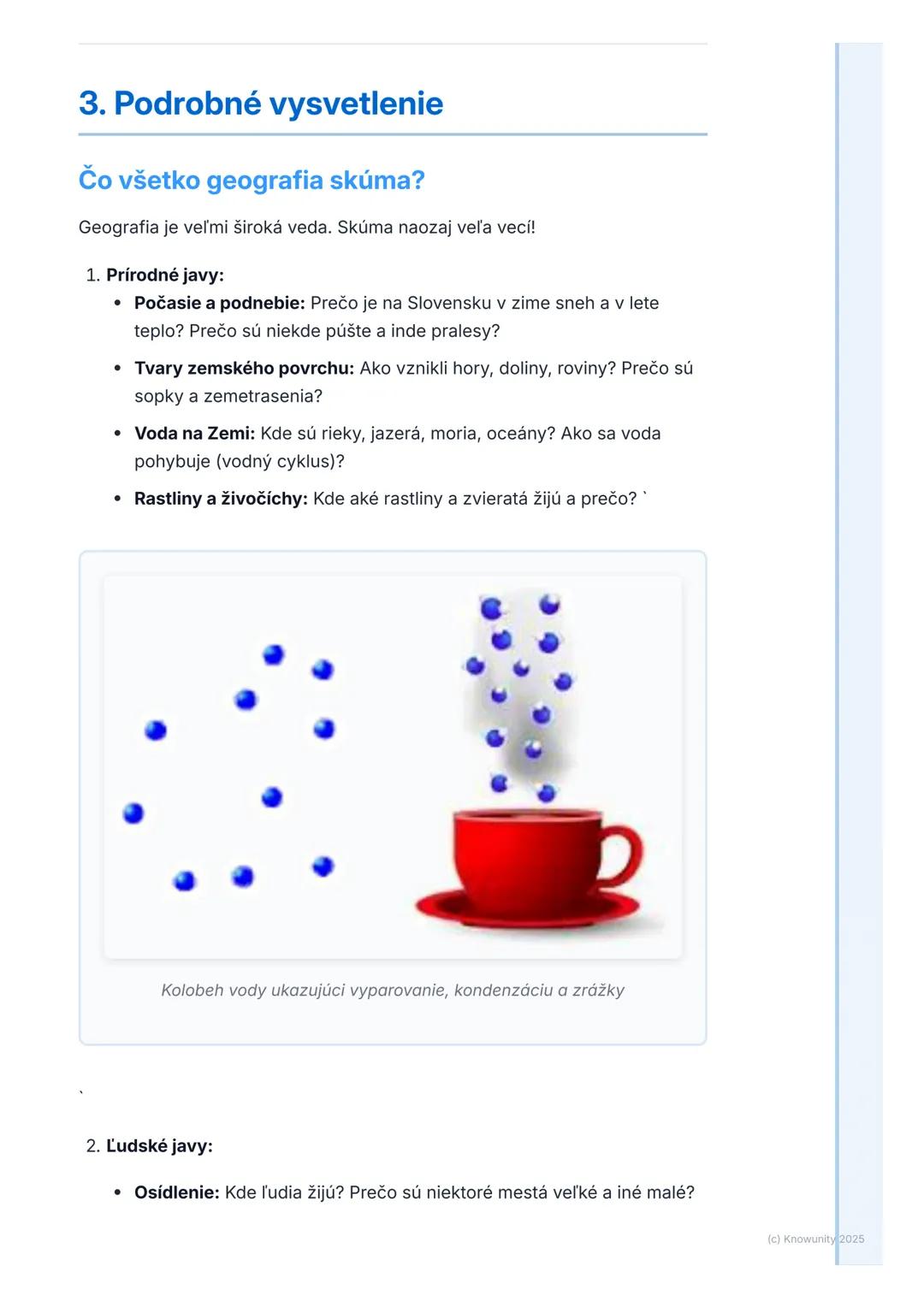 # Čo je geografia a prečo ju
študujeme

1. Čo je geografia? Úvod

Geografia je super dôležitá veda, ktorá nám pomáha pochopiť našu Zem.
Nie 