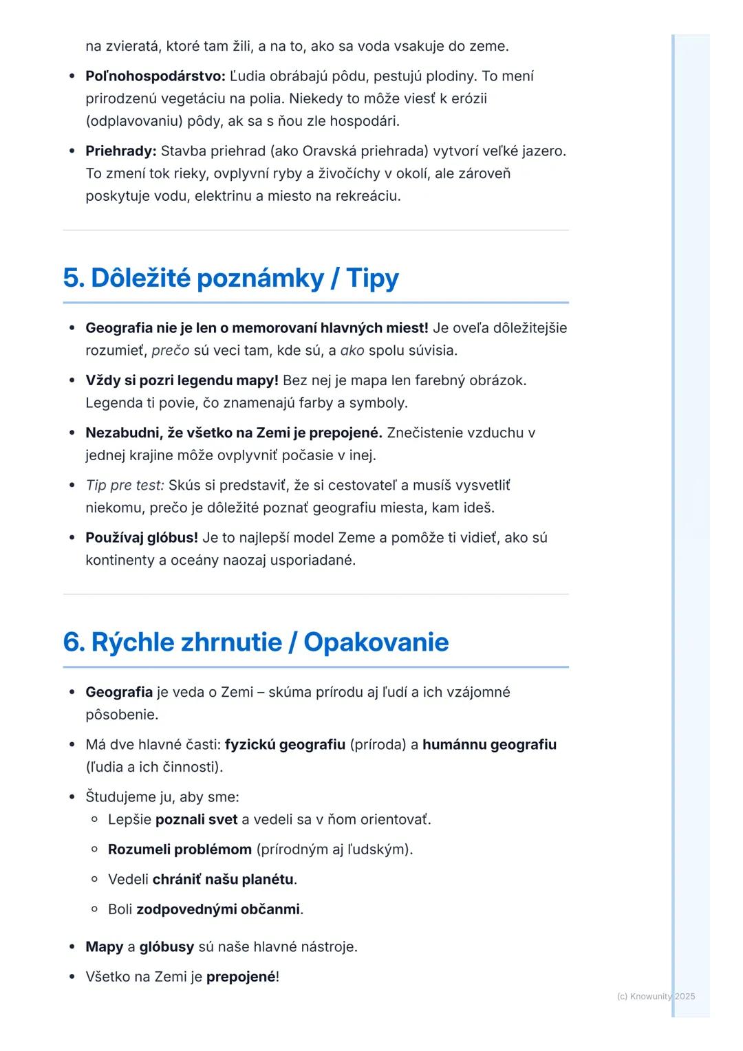 # Čo je geografia a prečo ju
študujeme

1. Čo je geografia? Úvod

Geografia je super dôležitá veda, ktorá nám pomáha pochopiť našu Zem.
Nie 