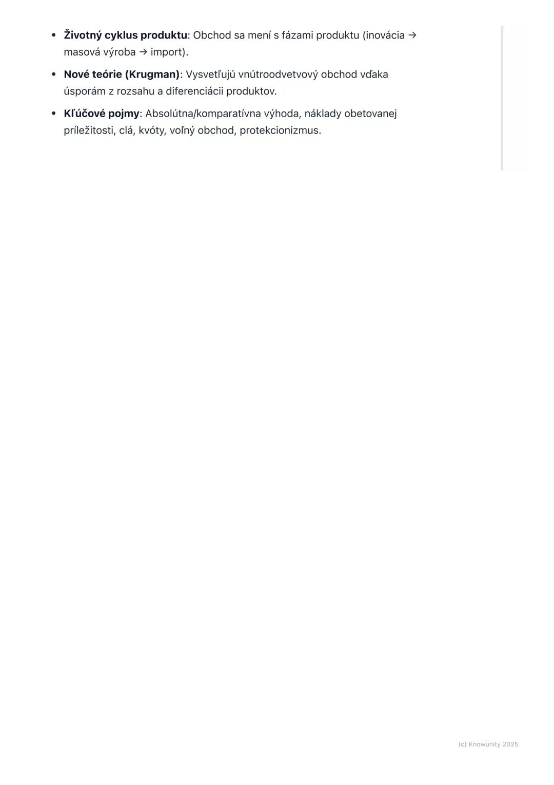 # Teórie medzinárodného
obchodu

Prehľad medzinárodného obchodu

Medzinárodný obchod je výmena tovarov a služieb medzi krajinami. Je to
zákl