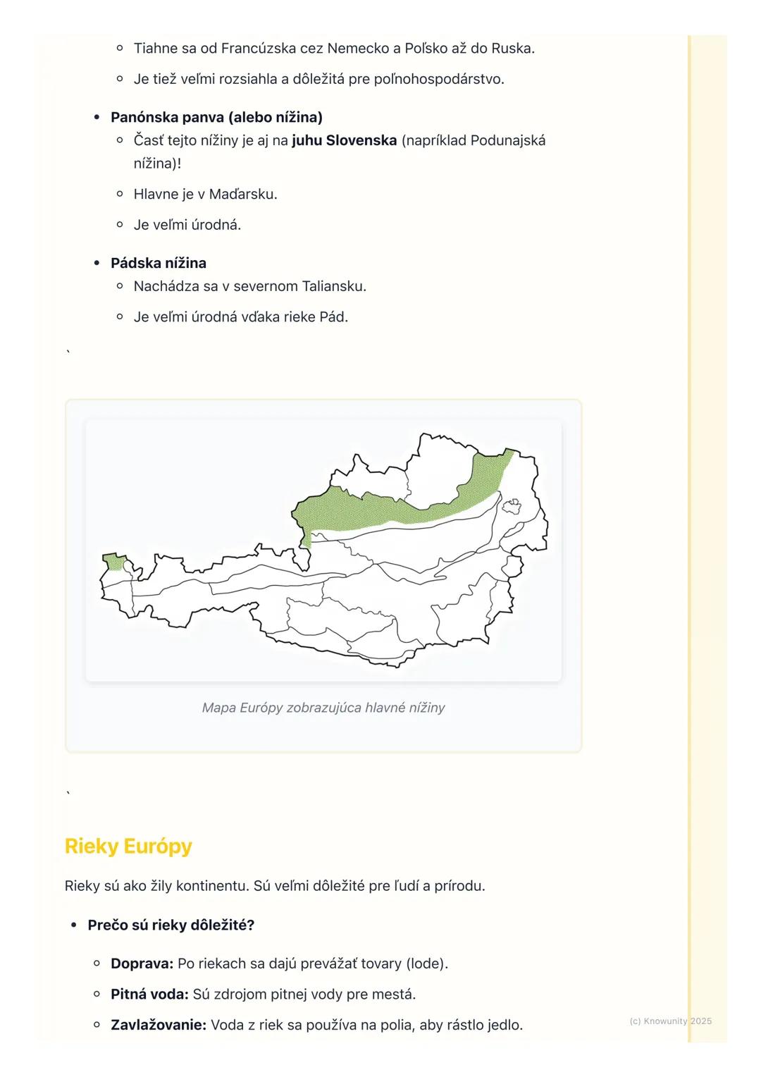 # Povrch Európy – pohoria,
nížiny, rieky

1. Prehľad povrchu Európy

Dnes sa budeme učiť o tom, ako vyzerá povrch Európy. To znamená, aké sú