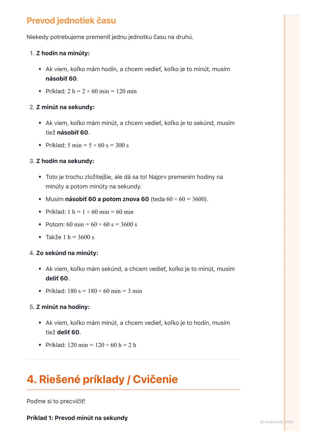 # Meranie času

1. Prehľad merania času

Čas je niečo, čo nám hovorí, ako dlho niečo trvá alebo kedy sa niečo stane. Je
to veľmi dôležité, l