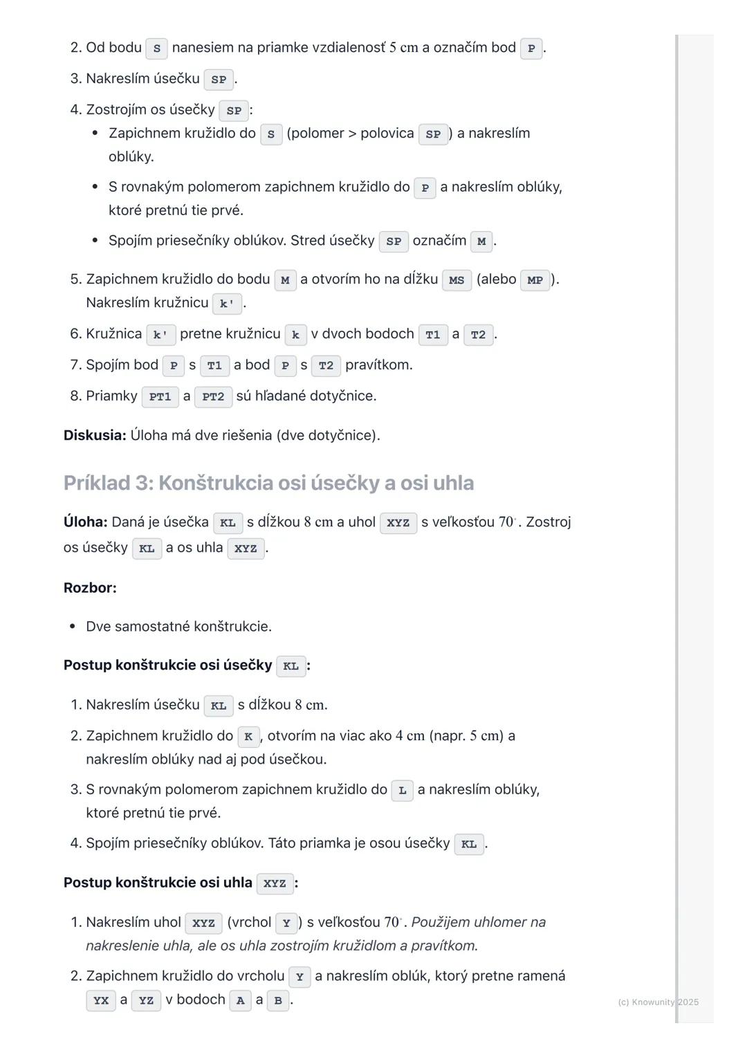 # Geometrické konštrukcie

## 1. Úvod do geometrických konštrukcií

Geometrické konštrukcie sú o tom, ako presne nakresliť rôzne geometrické