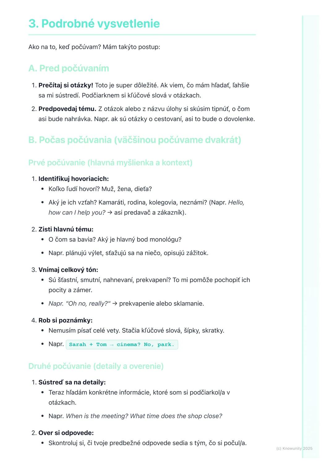 # Porozumenie krátkym
dialógom a monológom
(Understanding Short
Dialogues and Monologues)

1. Prehľad a úvod

Toto učivo je o tom, ako lepši