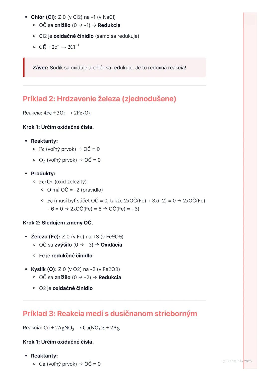 # Oxidačno-redukčné reakcie

## 1. Prehľad oxidačno-redukčných reakcií

Oxidačno-redukčné reakcie, často skrátene redoxné reakcie, sú super 