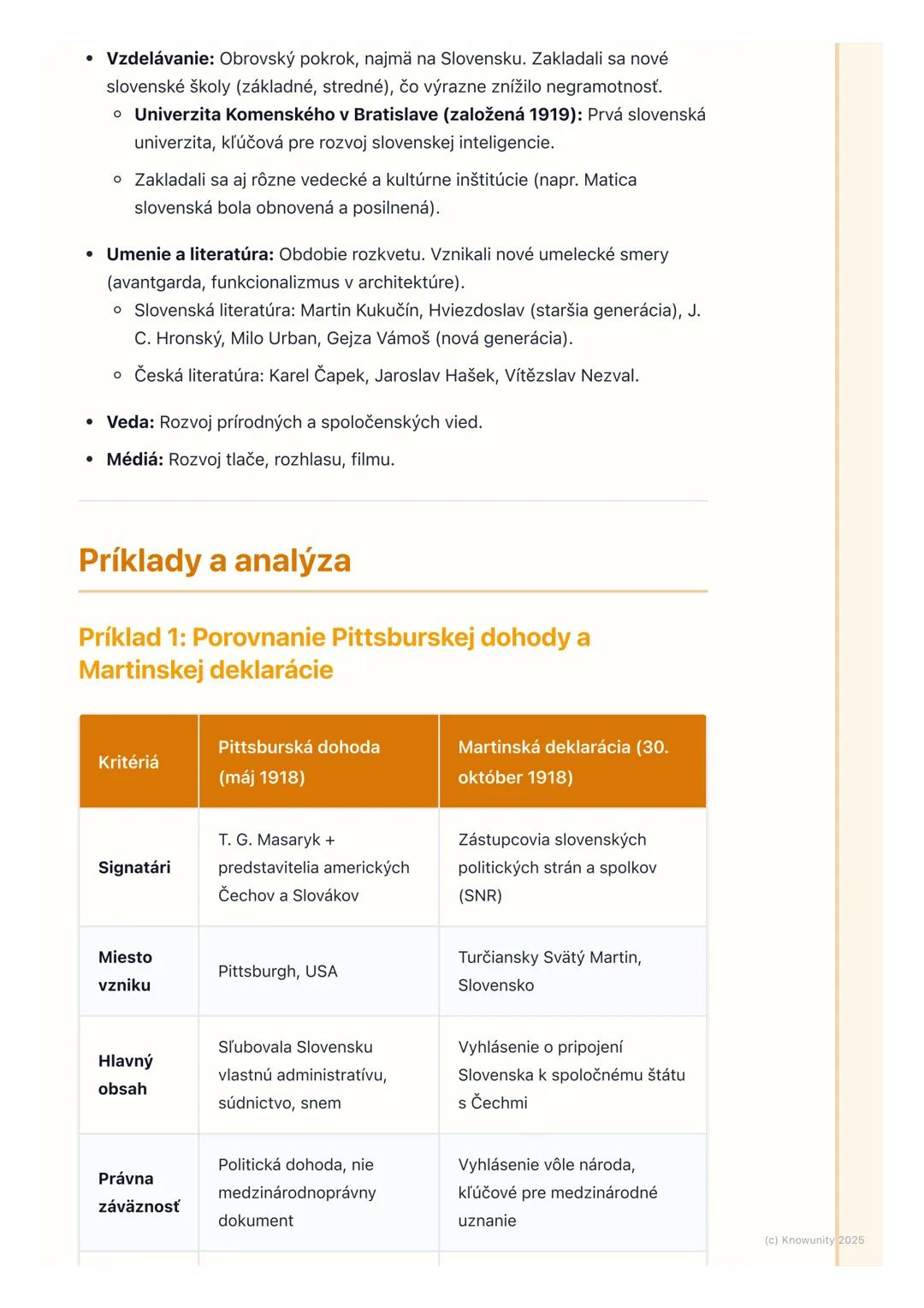 # Vznik Československa a prvá
republika

Prehľad a úvod

Táto téma je kľúčová pre pochopenie moderných dejín Slovenska a celej
strednej Euró