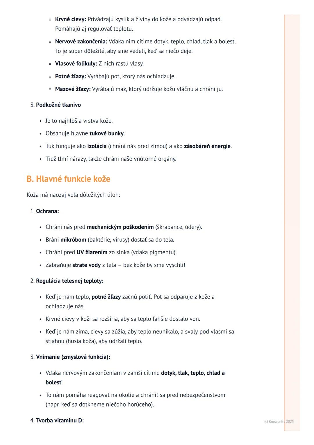 # Koža – náš ochranný obal

1. Prehľad - naša koža, super ochranný obal

Naša koža je úžasná! Je to vlastne najväčší orgán nášho tela a pokr