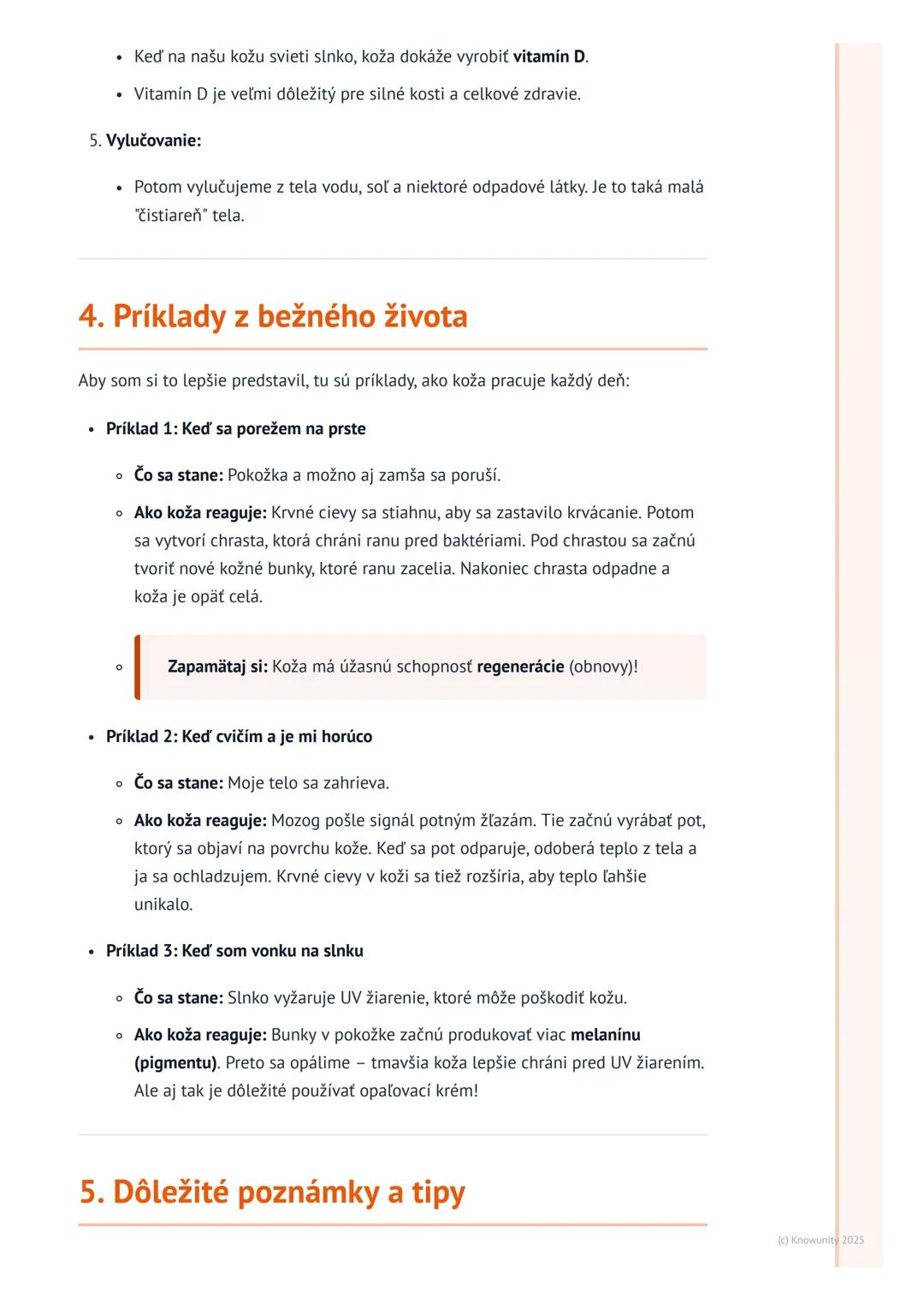 # Koža – náš ochranný obal

1. Prehľad - naša koža, super ochranný obal

Naša koža je úžasná! Je to vlastne najväčší orgán nášho tela a pokr