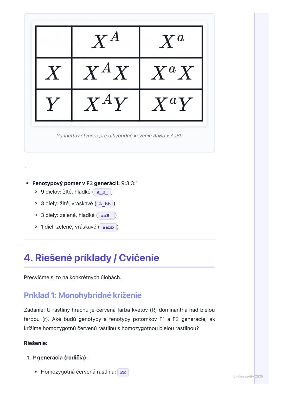 # Základy dedičnosti

## 1. Prehľad základov dedičnosti

Genetika je fascinujúca veda, ktorá sa zaoberá dedičnosťou a premenlivosťou
organiz