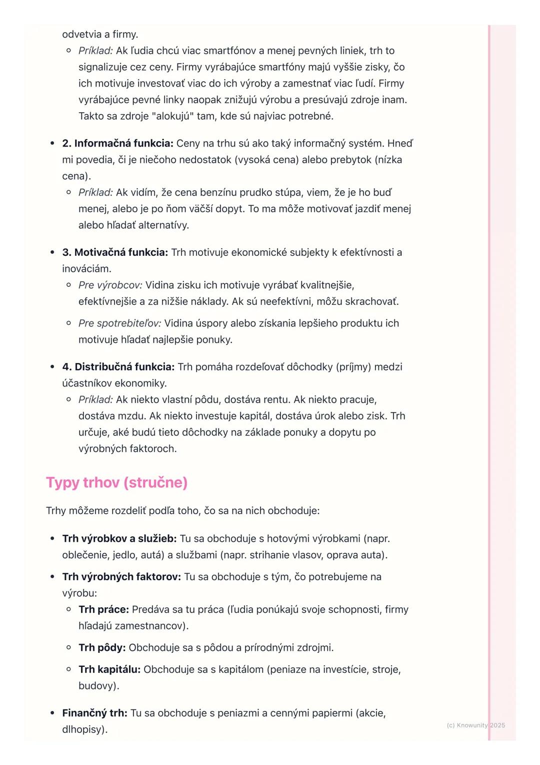 # Podstata a funkcie trhu

1. Prehľad a úvod

Trh je pre ekonomiku úplne kľúčový. Predstavujem si ho ako také centrálne
miesto, kde sa stret