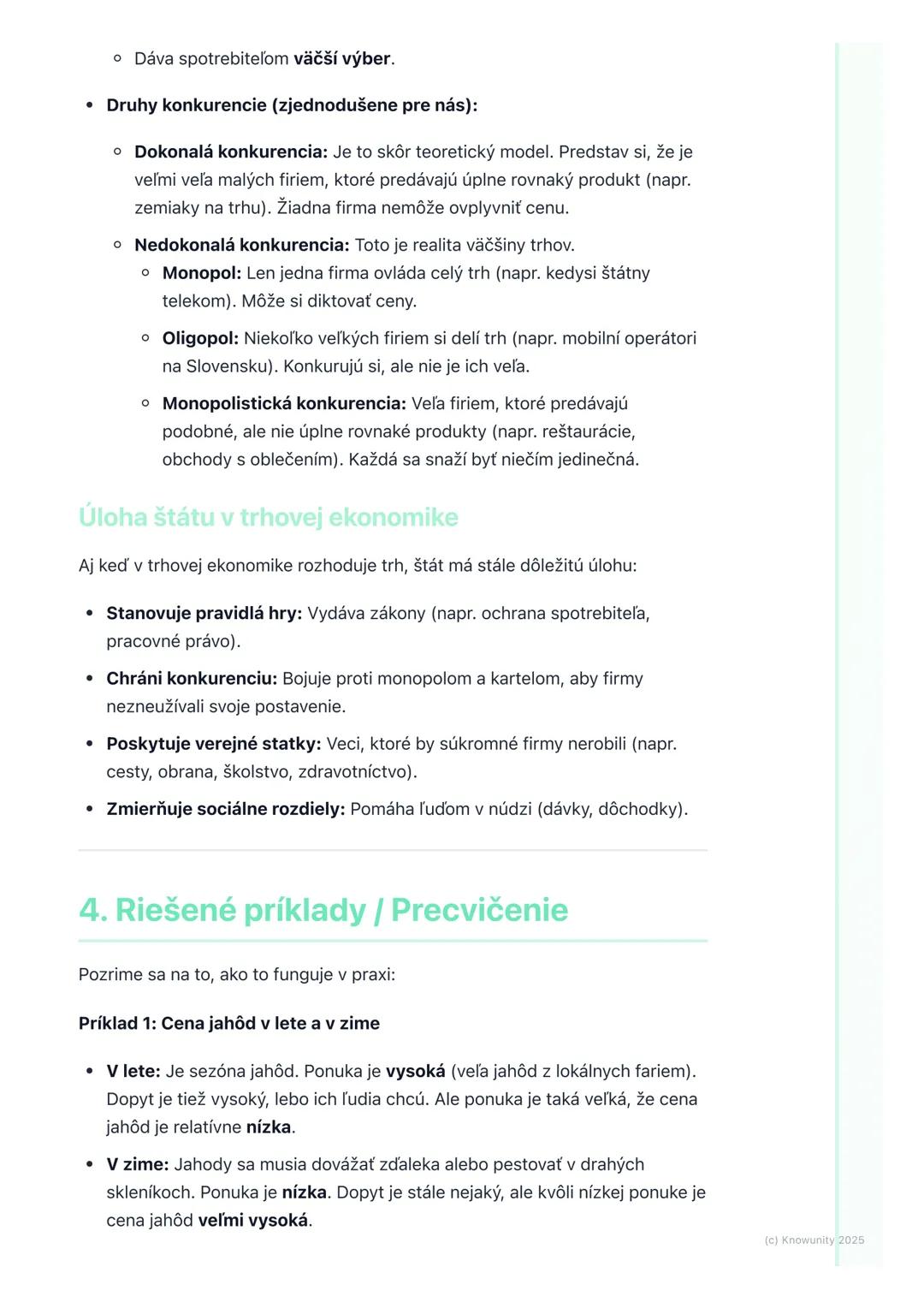 # Trh a trhová ekonomika

## 1. Prehľad trhu a trhovej ekonomiky

Trh a trhová ekonomika sú základné pojmy, ktoré potrebujem pochopiť, aby
s