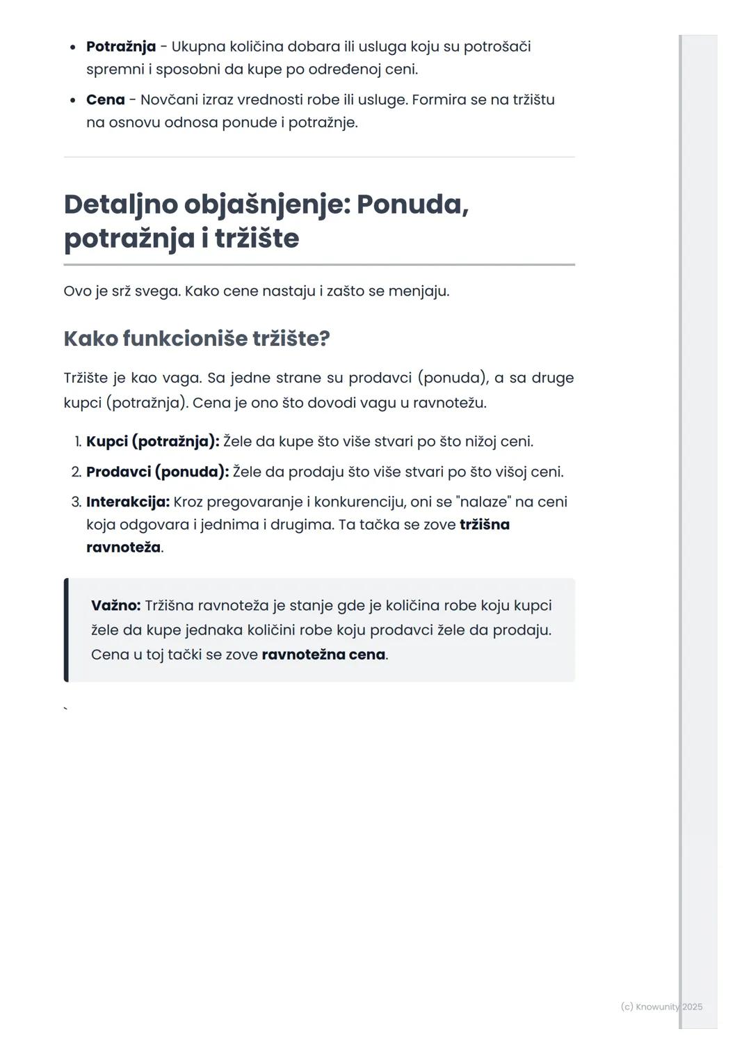 # Osnovni ekonomski
pojmovi (tržište, ponuda,
potražnja)

Uvod u osnovne ekonomske pojmove

Ekonomija je svuda oko nas, od toga šta kupujemo