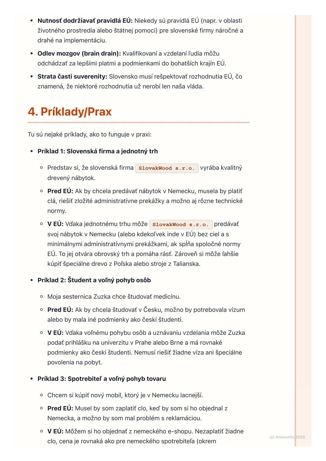 # Európska únia a jednotný trh

1. Prehľad/Úvod

EÚ je dôležité ekonomické a politické zoskupenie, ktoré má obrovský vplyv na
život v Európe