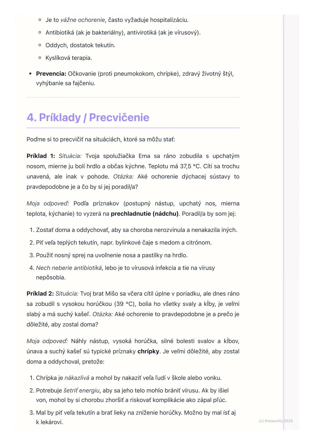 # Najčastejšie ochorenia
dýchacej sústavy

1. Prehľad ochorení dýchacej sústavy

Dýchacia sústava je pre nás veľmi dôležitá, lebo nám zabezp