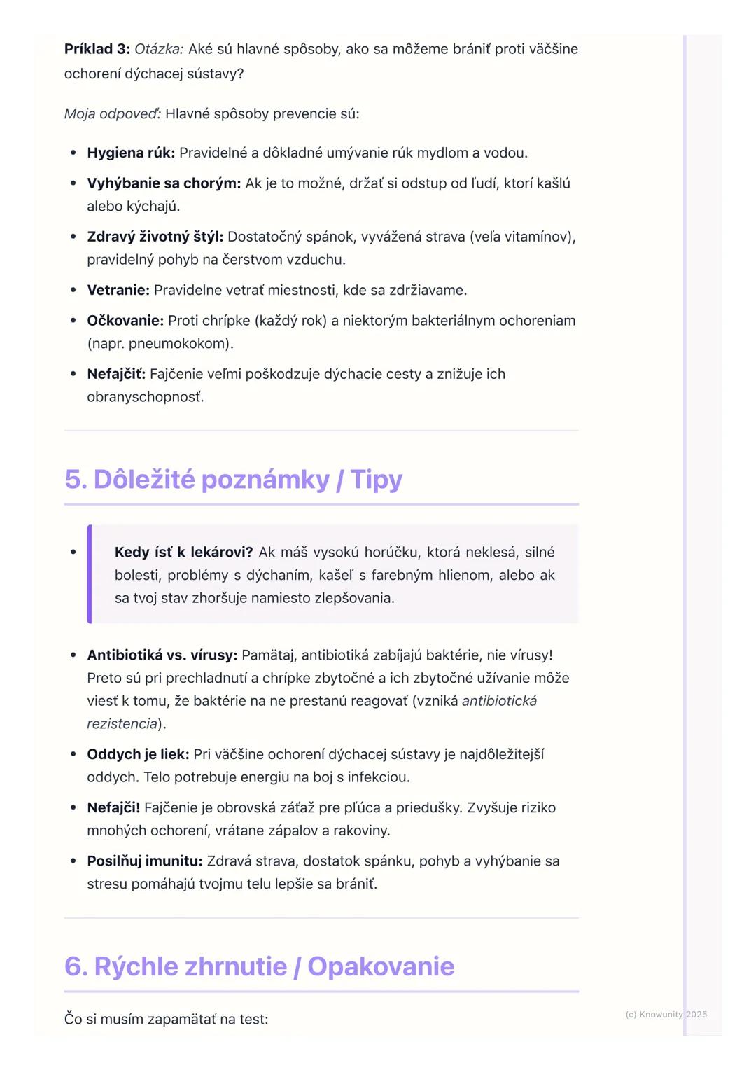 # Najčastejšie ochorenia
dýchacej sústavy

1. Prehľad ochorení dýchacej sústavy

Dýchacia sústava je pre nás veľmi dôležitá, lebo nám zabezp