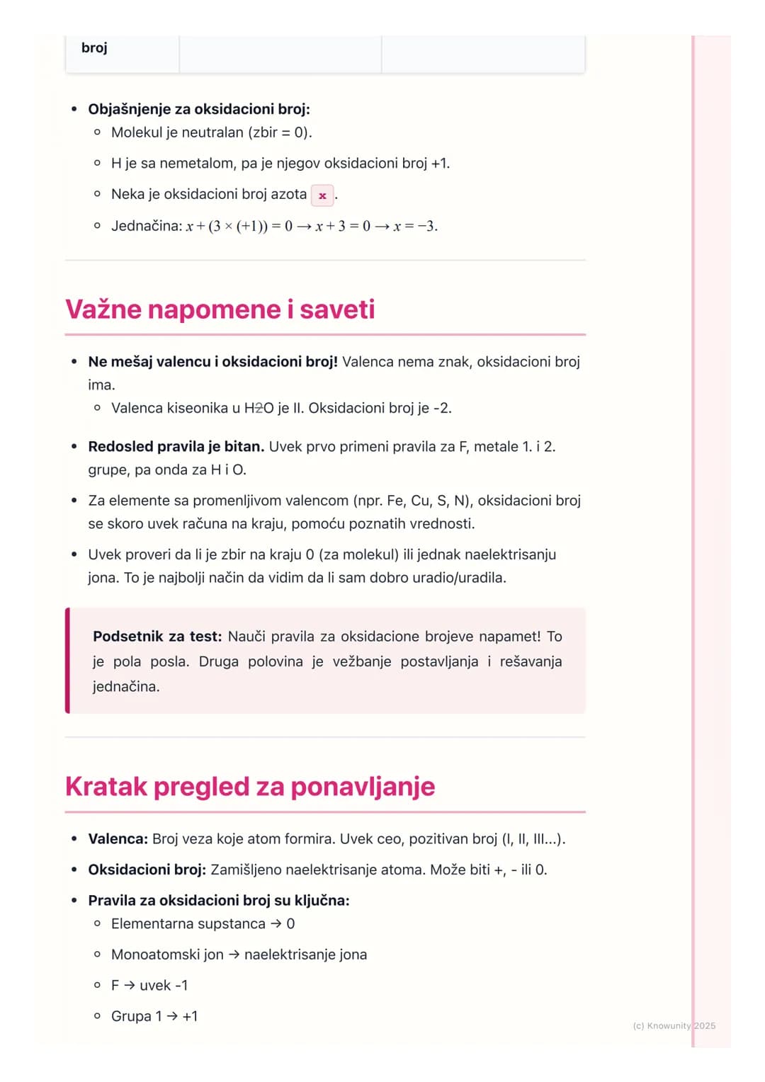 # Valenca i oksidacioni broj

## Uvodni pojmovi

Valenca i oksidacioni broj su dva pojma koja opisuju kako se atomi vezuju jedni
sa drugima.