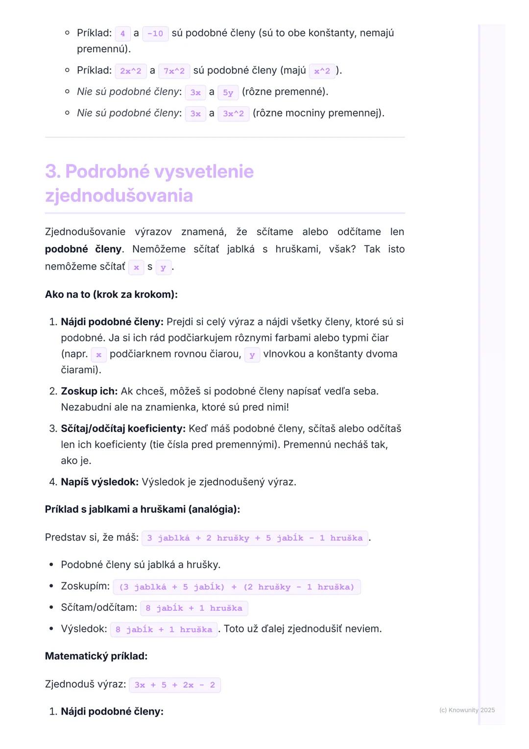 # Zjednodušovanie výrazov

## 1. Prehľad zjednodušovania výrazov

Ahojte! Dnes si píšem poznámky k zjednodušovaniu výrazov. Je to dôležité,
