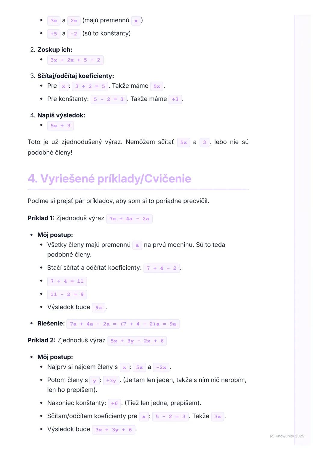 # Zjednodušovanie výrazov

## 1. Prehľad zjednodušovania výrazov

Ahojte! Dnes si píšem poznámky k zjednodušovaniu výrazov. Je to dôležité,
