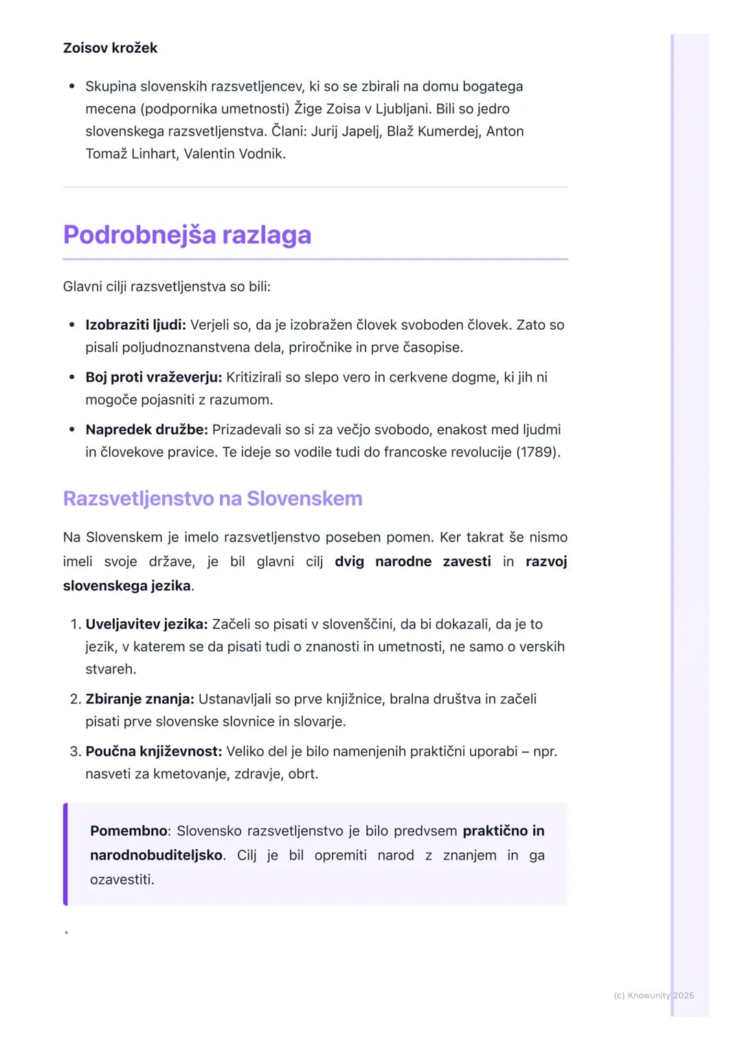 # Razsvetljenska književnost

Pregled in uvod v razsvetljenstvo

Razsvetljenstvo je bilo pomembno obdobje v 18. stoletju, znano tudi kot
"st