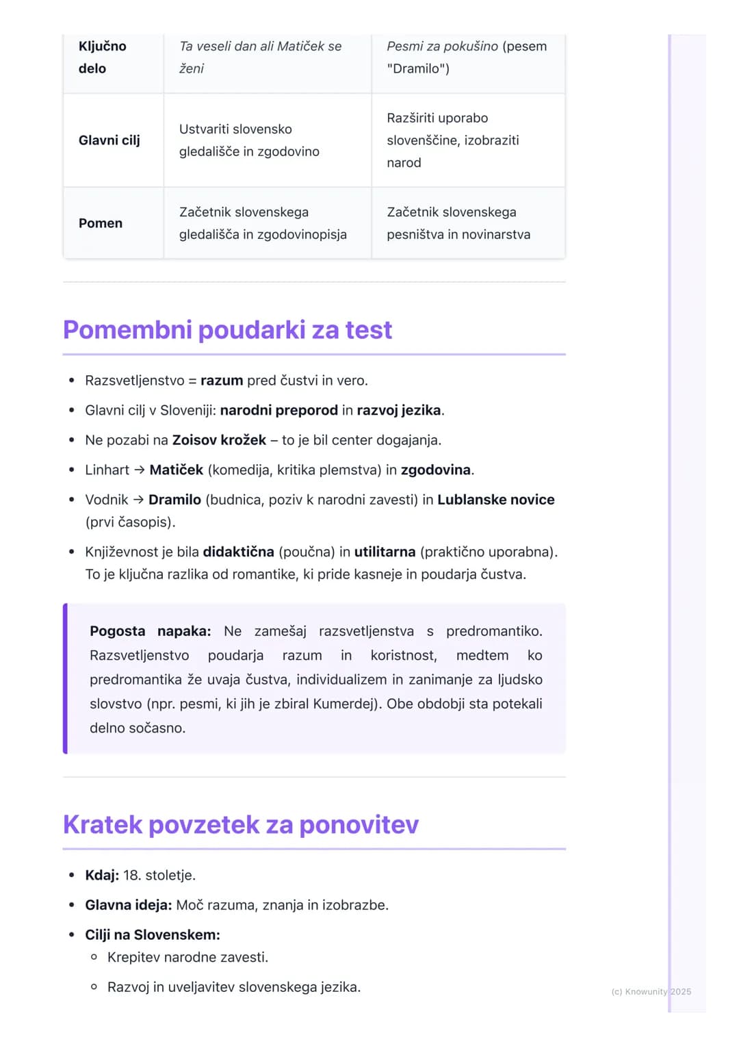 # Razsvetljenska književnost

Pregled in uvod v razsvetljenstvo

Razsvetljenstvo je bilo pomembno obdobje v 18. stoletju, znano tudi kot
"st
