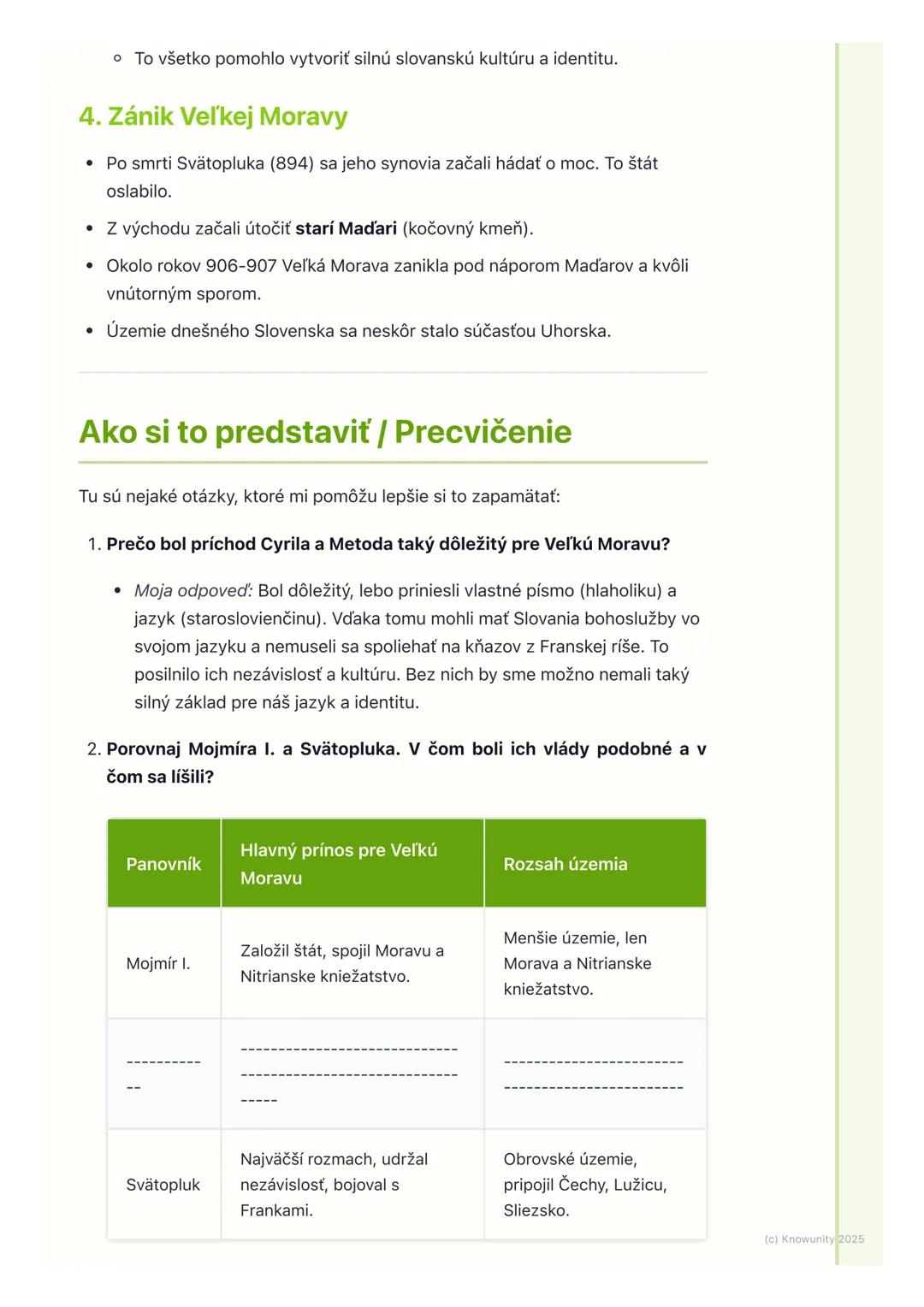 # Veľká Morava – prvý štát
Slovanov

Prehľad a úvod

Takže, Veľká Morava. Toto je super dôležitá téma pre náš dejepis, lebo to bol
vlastne p