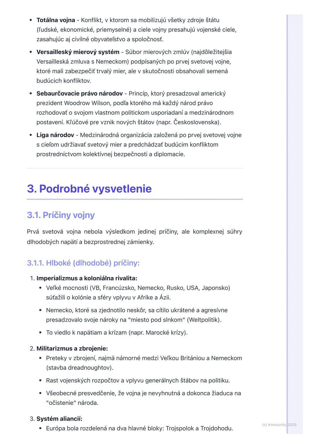 # Prvá svetová vojna a jej
dôsledky

1. Prehľad/Úvod

Prvá svetová vojna (1914 1918) bola globálny vojenský konflikt, ktorý
zásadne zmenil p
