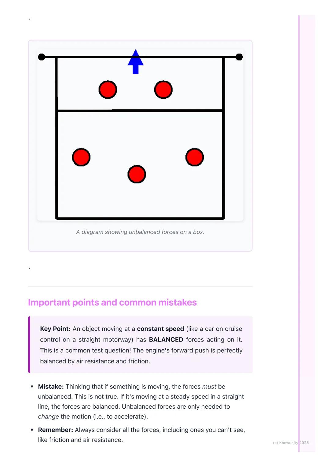 # Balanced and Unbalanced
## Forces

An introduction to forces

Forces are just pushes or pulls on an object. They can make things start
mov