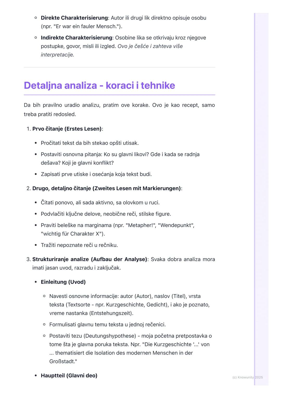 # Analiza književnih tekstova
(Kratke priče, poezija,
odlomci)

Uvod u analizu književnih tekstova

Analiza književnog teksta nije samo prep