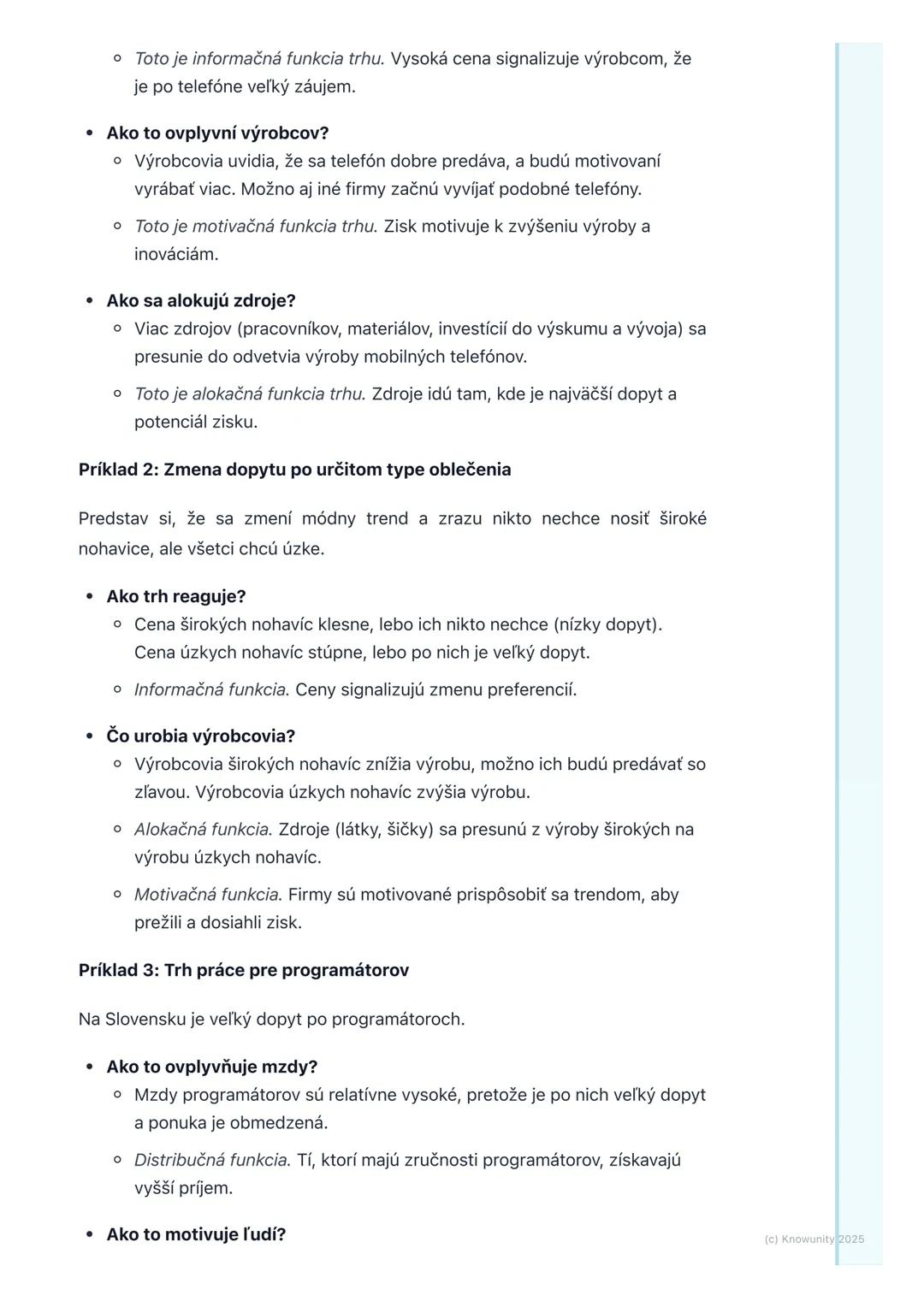 # Pojem trhu a jeho funkcie

1. Prehľad a úvod

V ekonomike je trh úplne základný pojem. Je to miesto, kde sa stretávajú ľudia,
ktorí chcú n