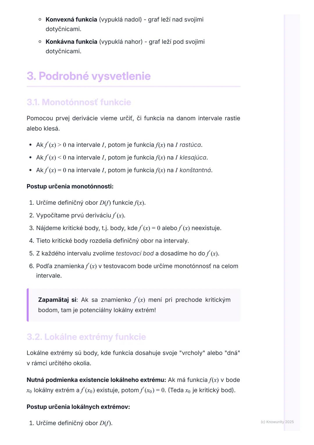 # Aplikácie Derivácií

1. Prehľad aplikácií derivácií

Derivácie sú super nástroj v matematike, ktorý nám pomáha pochopiť, ako
sa funkcie sp