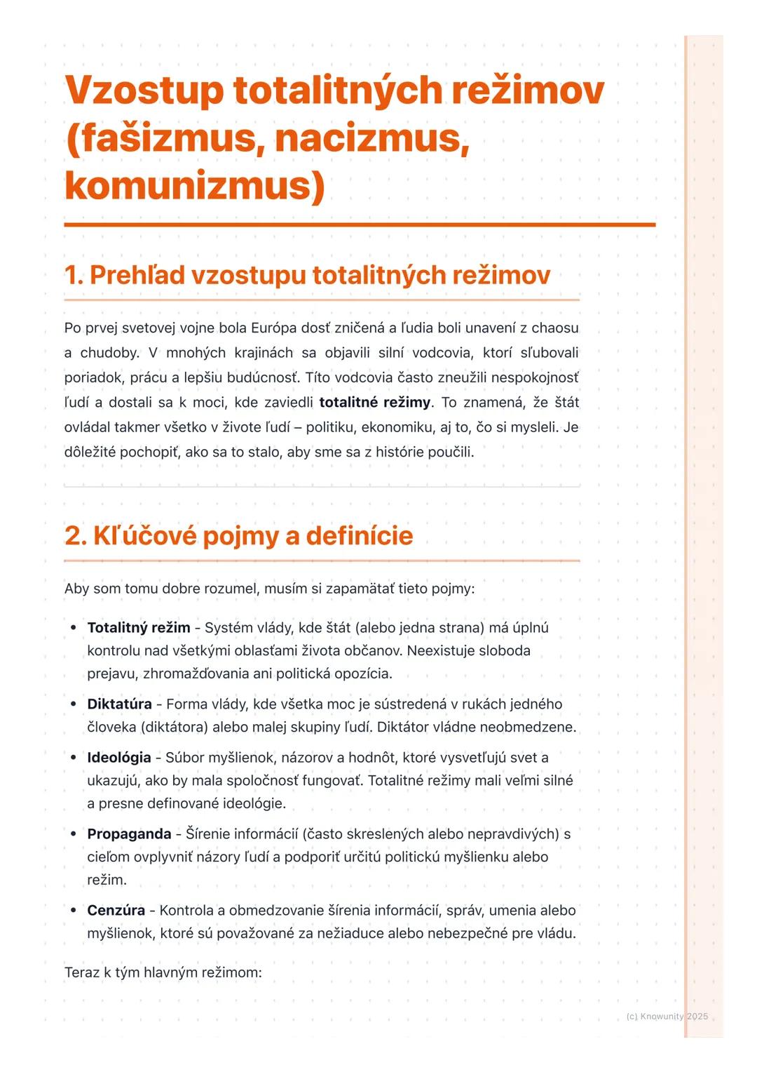 Dejiny totalitných režimov: Fašizmus, nacizmus a komunizmus od ich vzostupu k moci