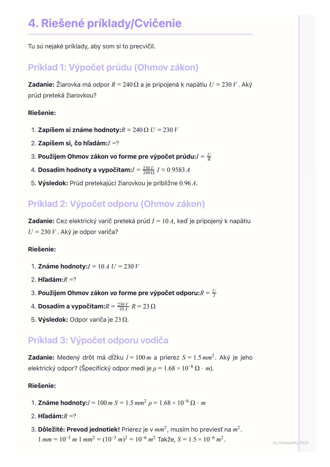 # Ohmov zákon a elektrický
odpor

1. Prehľad a úvod

Dnes sa pozrieme na Ohmov zákon a elektrický odpor, čo sú úplne základné
veci pre pocho