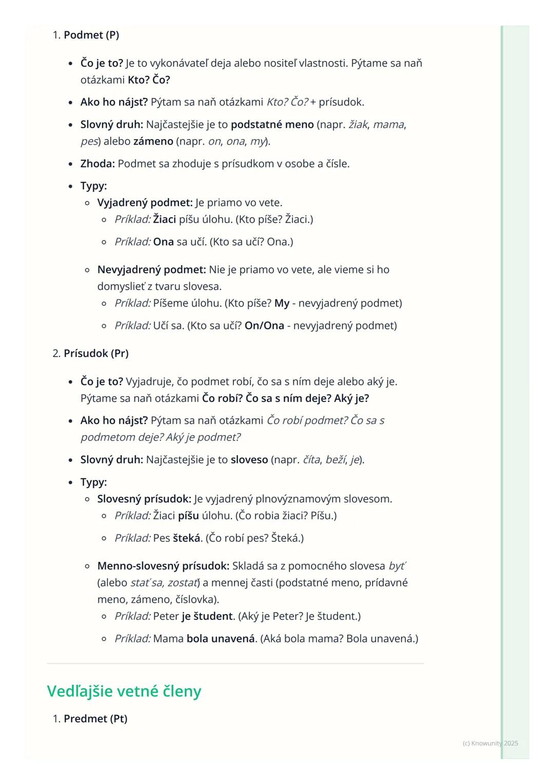 # Vetné členy - opakovanie

1. Prehľad a úvod

Takže, ideme si zopakovať vetné členy. To je super dôležité, aby sme vedeli,
ako sú vety posk
