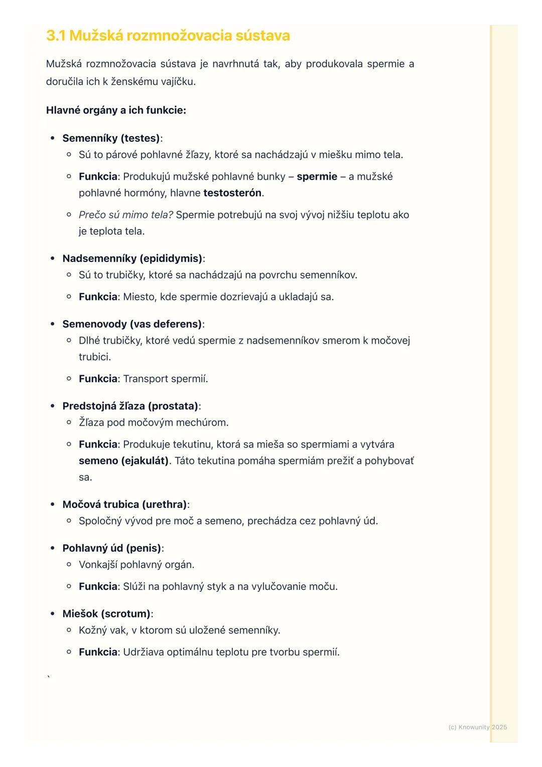 # Rozmnožovacia sústava

1. Prehľad rozmnožovacej sústavy

Rozmnožovacia sústava je veľmi dôležitá časť nášho tela, ktorá zabezpečuje,
aby s