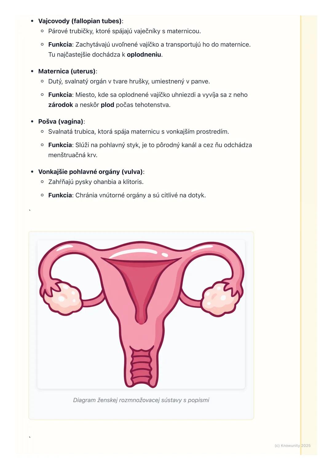 # Rozmnožovacia sústava

1. Prehľad rozmnožovacej sústavy

Rozmnožovacia sústava je veľmi dôležitá časť nášho tela, ktorá zabezpečuje,
aby s