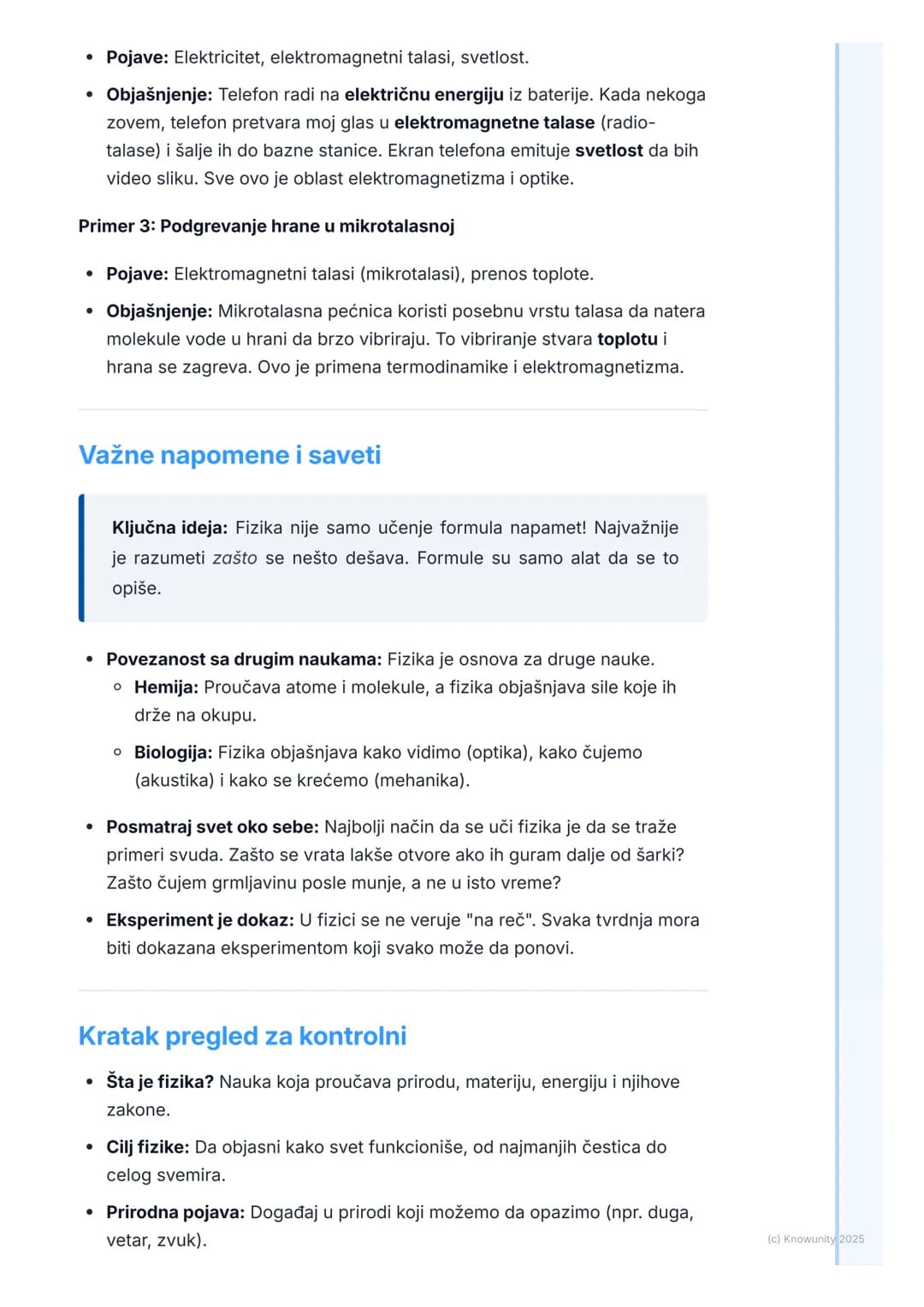 # Šta je fizika

Šta je fizika?

Fizika je osnovna prirodna nauka. Ona proučava prirodu oko nas, sve pojave
koje se u njoj dešavaju i pokuša