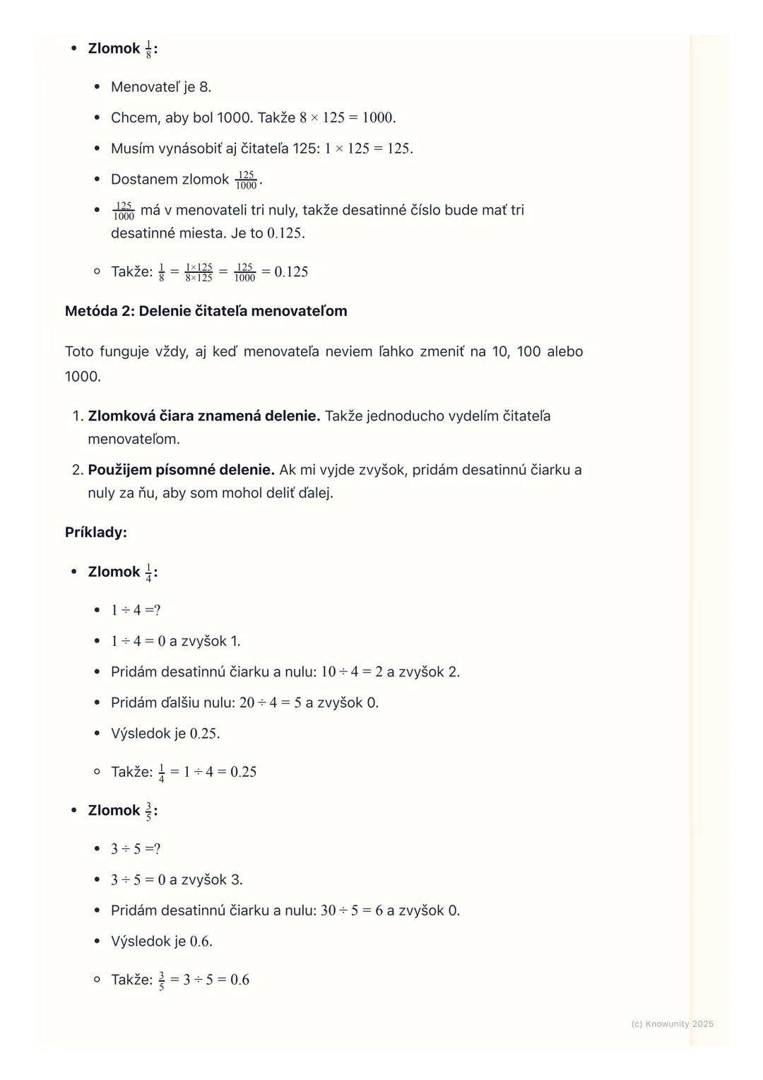 # Prevod zlomkov na desatinné
čísla a naopak

1.  Prehľad témy

Dnes sa budeme učiť, ako meniť zlomky na desatinné čísla a desatinné čísla
s