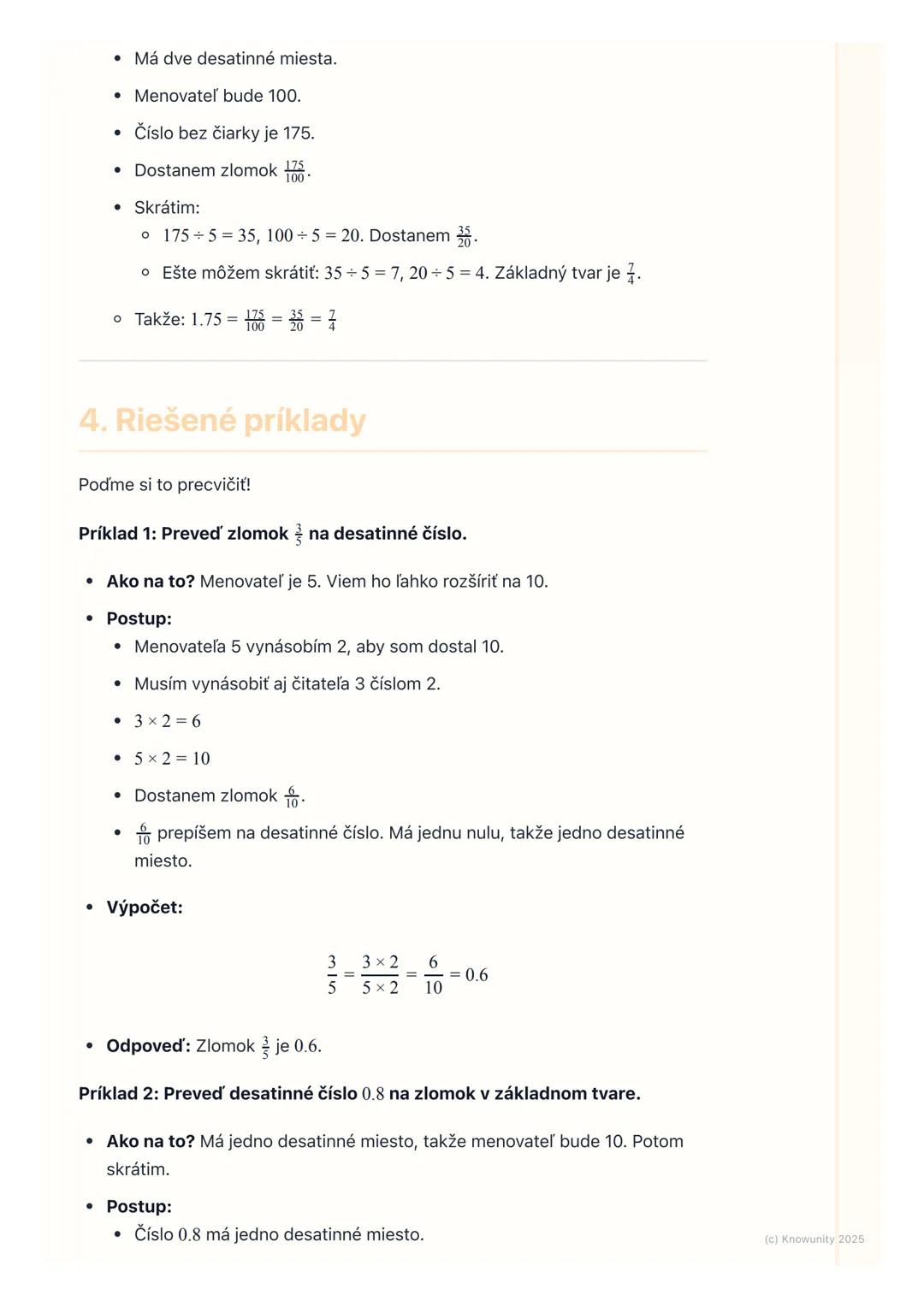 # Prevod zlomkov na desatinné
čísla a naopak

1.  Prehľad témy

Dnes sa budeme učiť, ako meniť zlomky na desatinné čísla a desatinné čísla
s