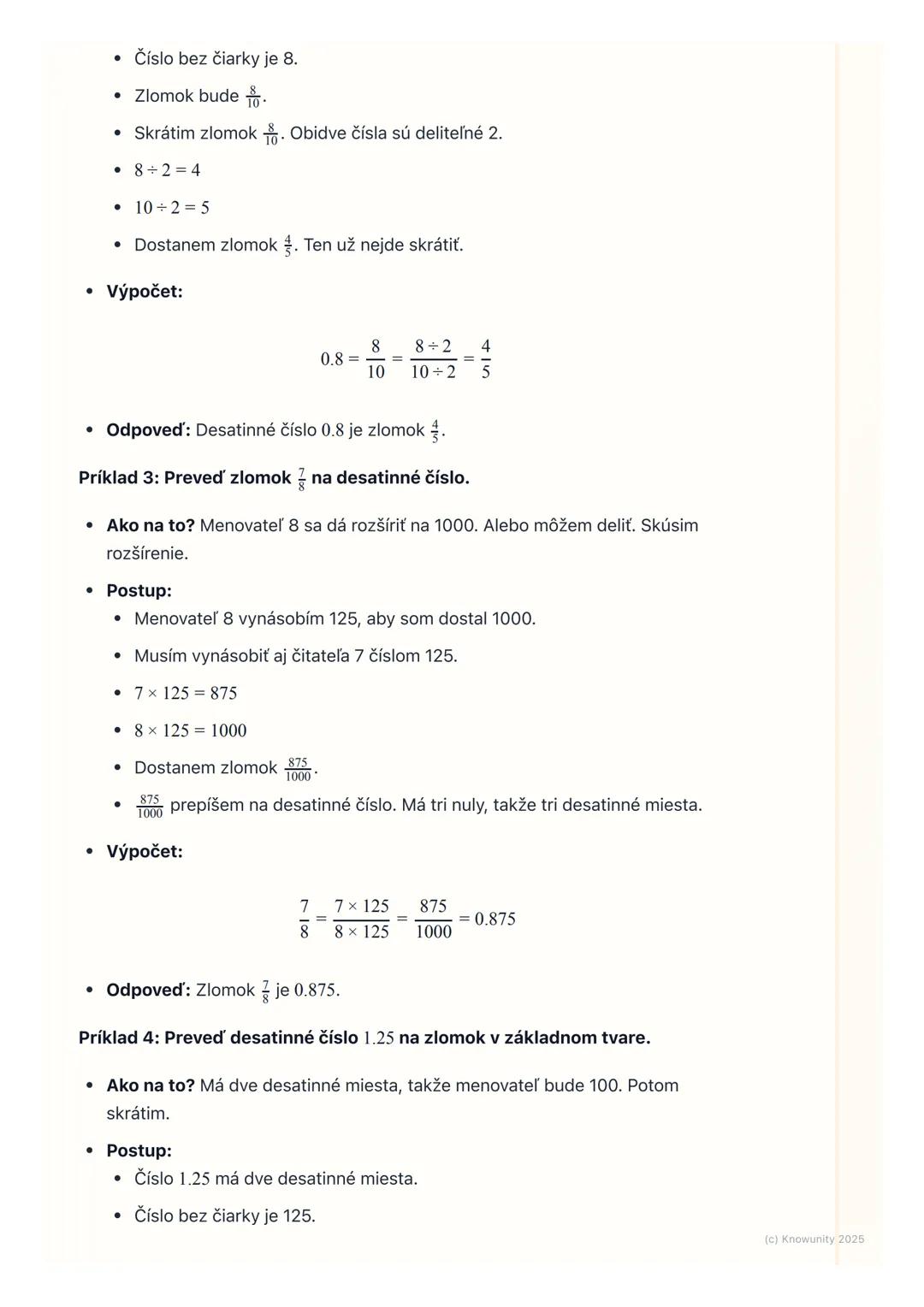 # Prevod zlomkov na desatinné
čísla a naopak

1.  Prehľad témy

Dnes sa budeme učiť, ako meniť zlomky na desatinné čísla a desatinné čísla
s