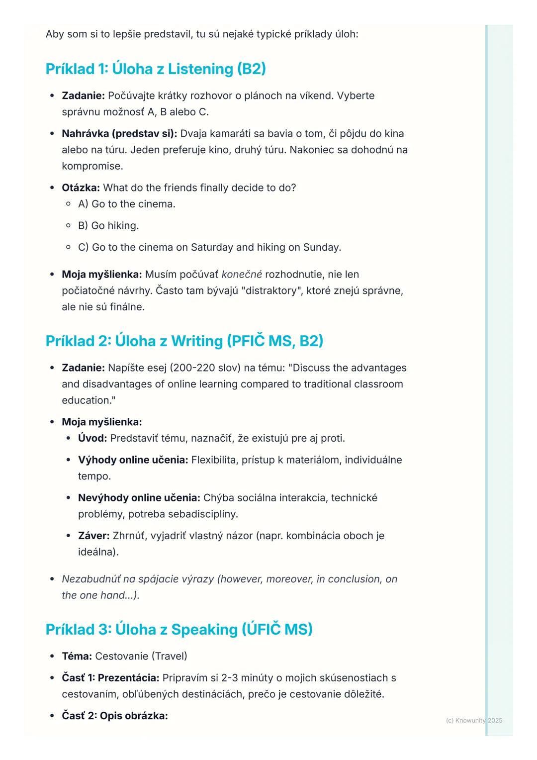# Štruktúra a Požiadavky
Maturitnej Skúšky

Prehľad / úvod

Takže, maturita z angličtiny je pred nami a je super dôležité vedieť, čo nás
čak