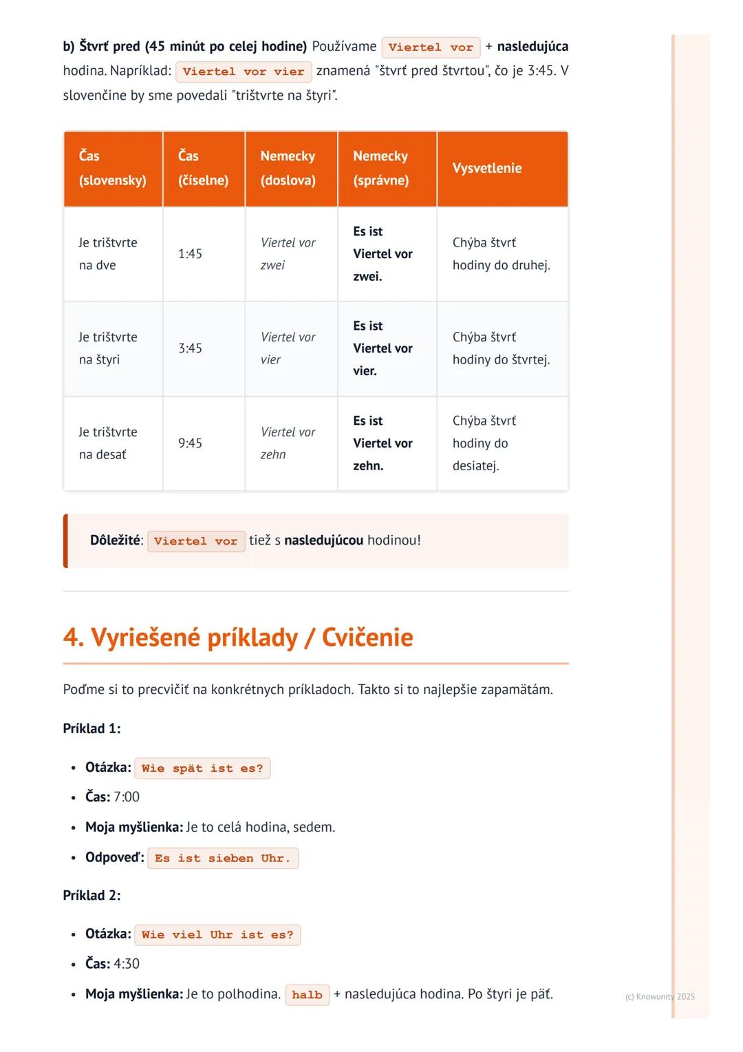 # Čas (celé hodiny, polhodiny,
štvrťhodiny)

1. Prehľad času v nemčine

Ahojte! Dnes si robím poznámky k téme čas v nemčine, lebo to budeme 