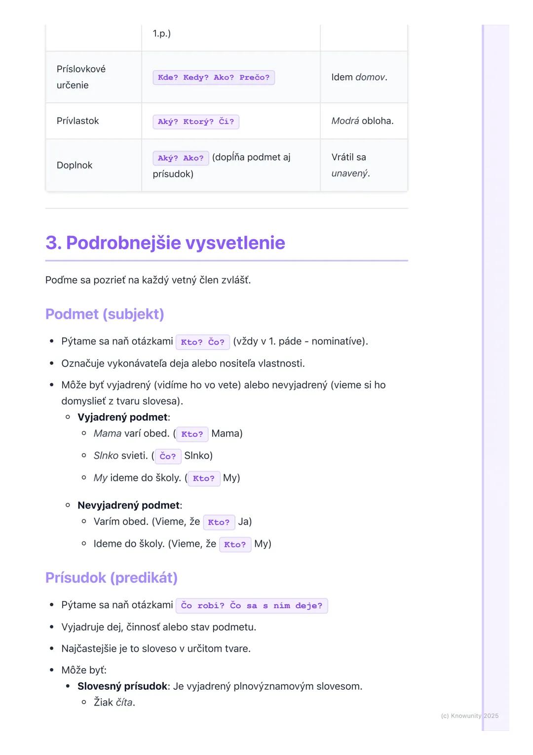 # Vetné členy

## 1. Úvod do vetných členov

Ahojte! Dnes si zopakujeme a podrobnejšie prejdeme vetné členy. Je to
dôležité, aby sme vedeli,