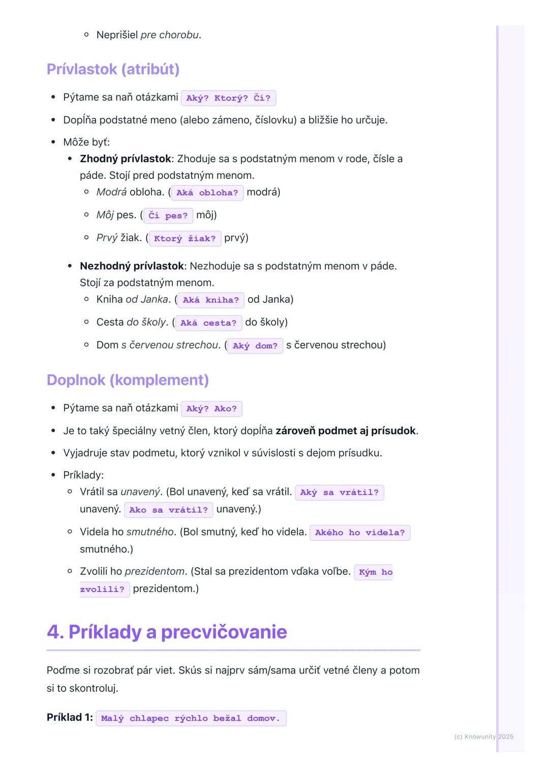 # Vetné členy

## 1. Úvod do vetných členov

Ahojte! Dnes si zopakujeme a podrobnejšie prejdeme vetné členy. Je to
dôležité, aby sme vedeli,